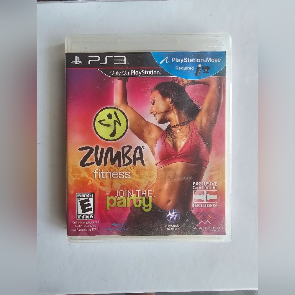 PS3 Zumba Fitness join the party dance console game gamer fun weight loss